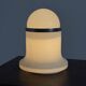 Murano vintage table lamp white by Architetti by De Martini, Falconi & Fois