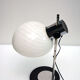 70's table lamp in glass and metal produced by Zonca