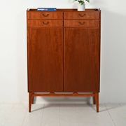 Cabinet en acajou scandinave des années 1950