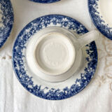 Set of 4 Italian porcelain coffee cups