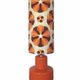 Lampshade Carrousel H60 D26 - vintage fabric 70's