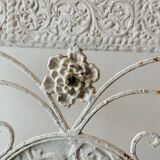 Old wrought iron fireplace screen - 8 kilograms