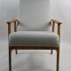 Vintage Fox easy chair in beige, 1970s