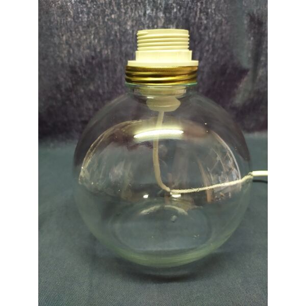 Lampe de chevet originale boule en verre | Selency