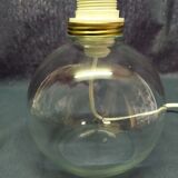 Lampe de chevet originale boule en verre