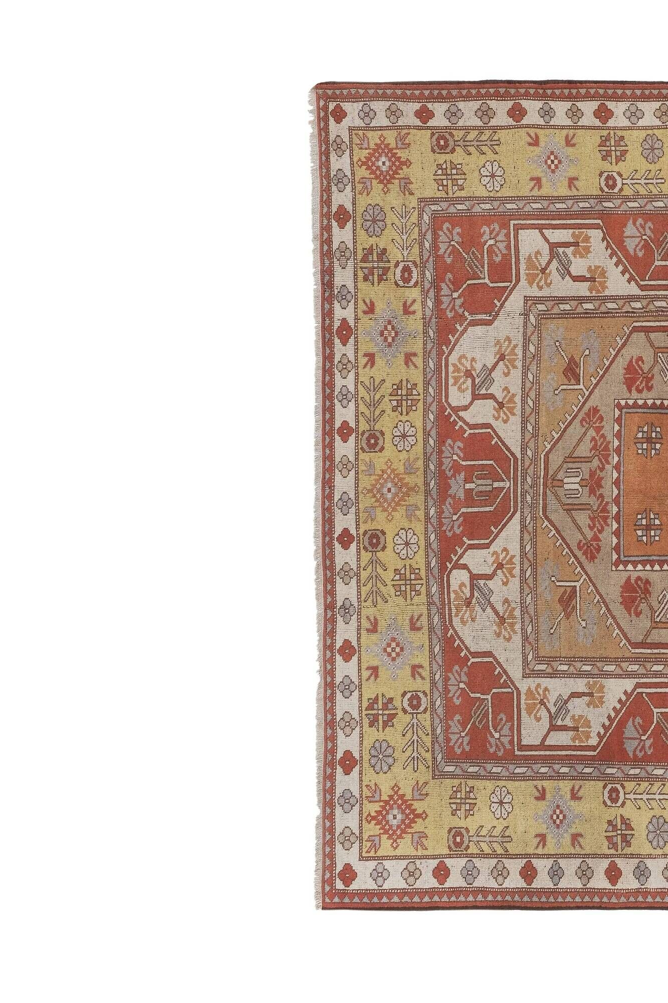 Tapis Oushak turc vintage
