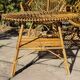 Salon de jardin en rotin et bambou attribué à Franco Albini, Italie 1960