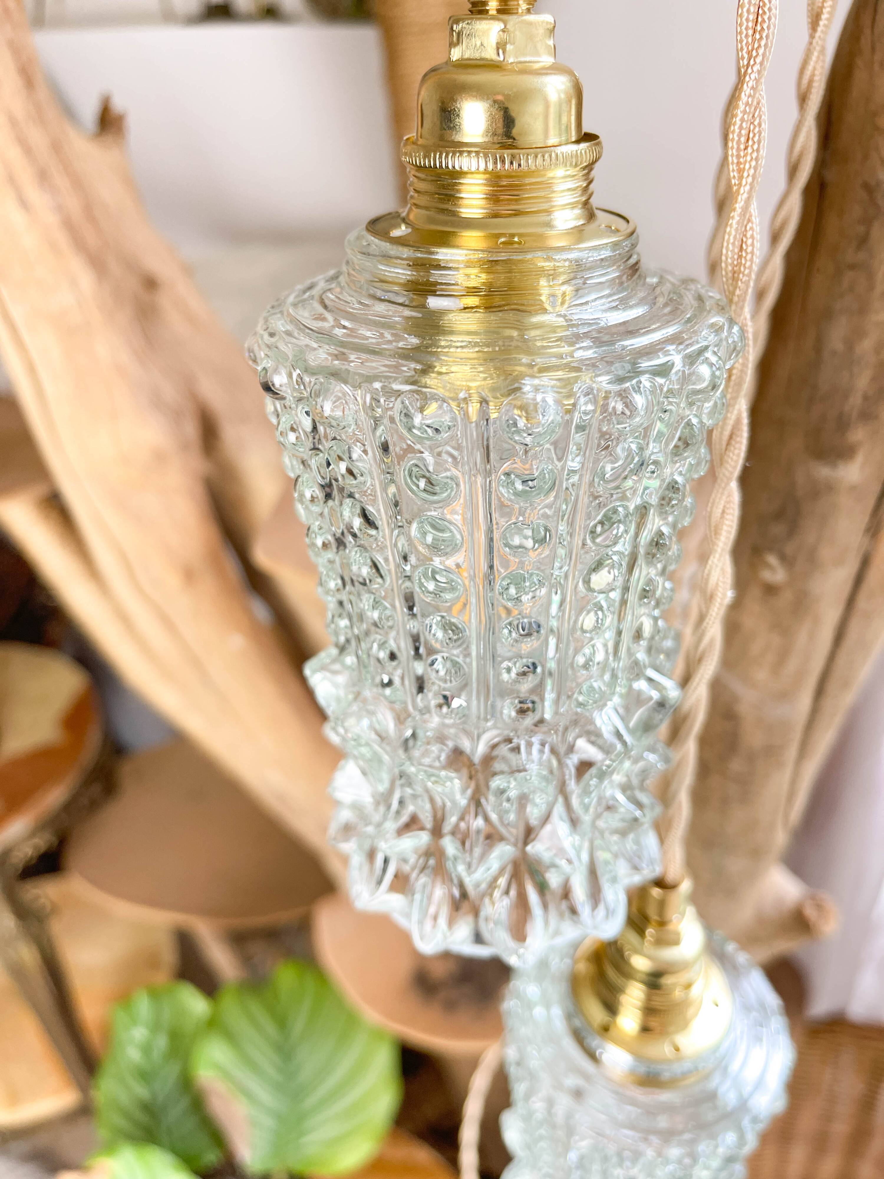 Customizable vintage glass tulip strollers