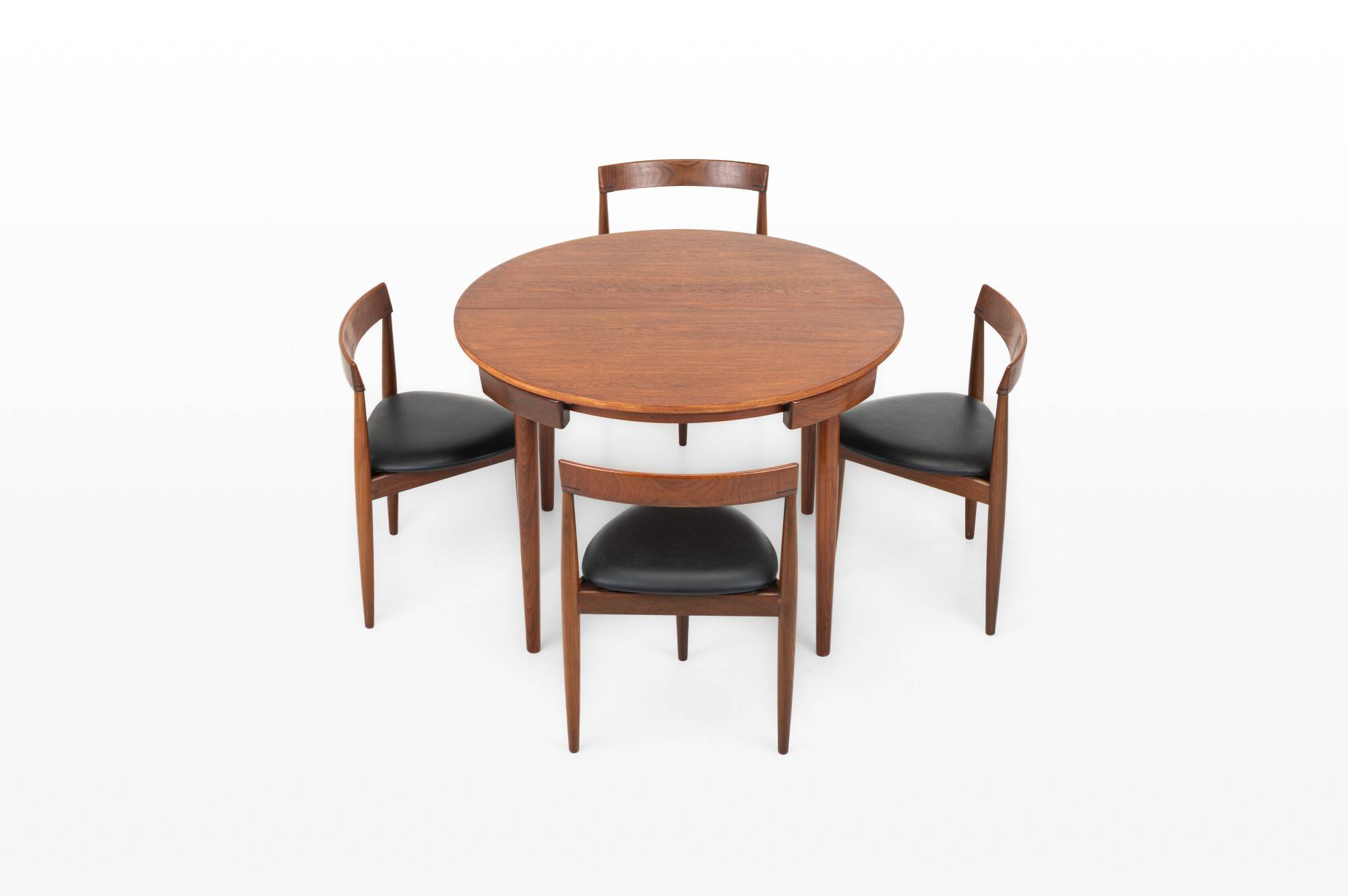 Roundette dining set by Hans Olsen for Frem Rojle, Denmark 1950s