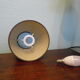 "Trio" table lamp, chromed metal, lampshades with tilting supports