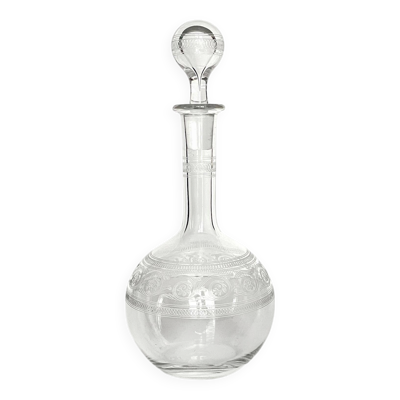 Carafe en cristal Baccarat   Modèle Athénienne   Style Art Nouveau