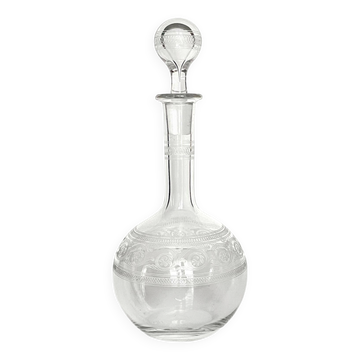 Baccarat crystal decanter | Athenian model | Art Nouveau style