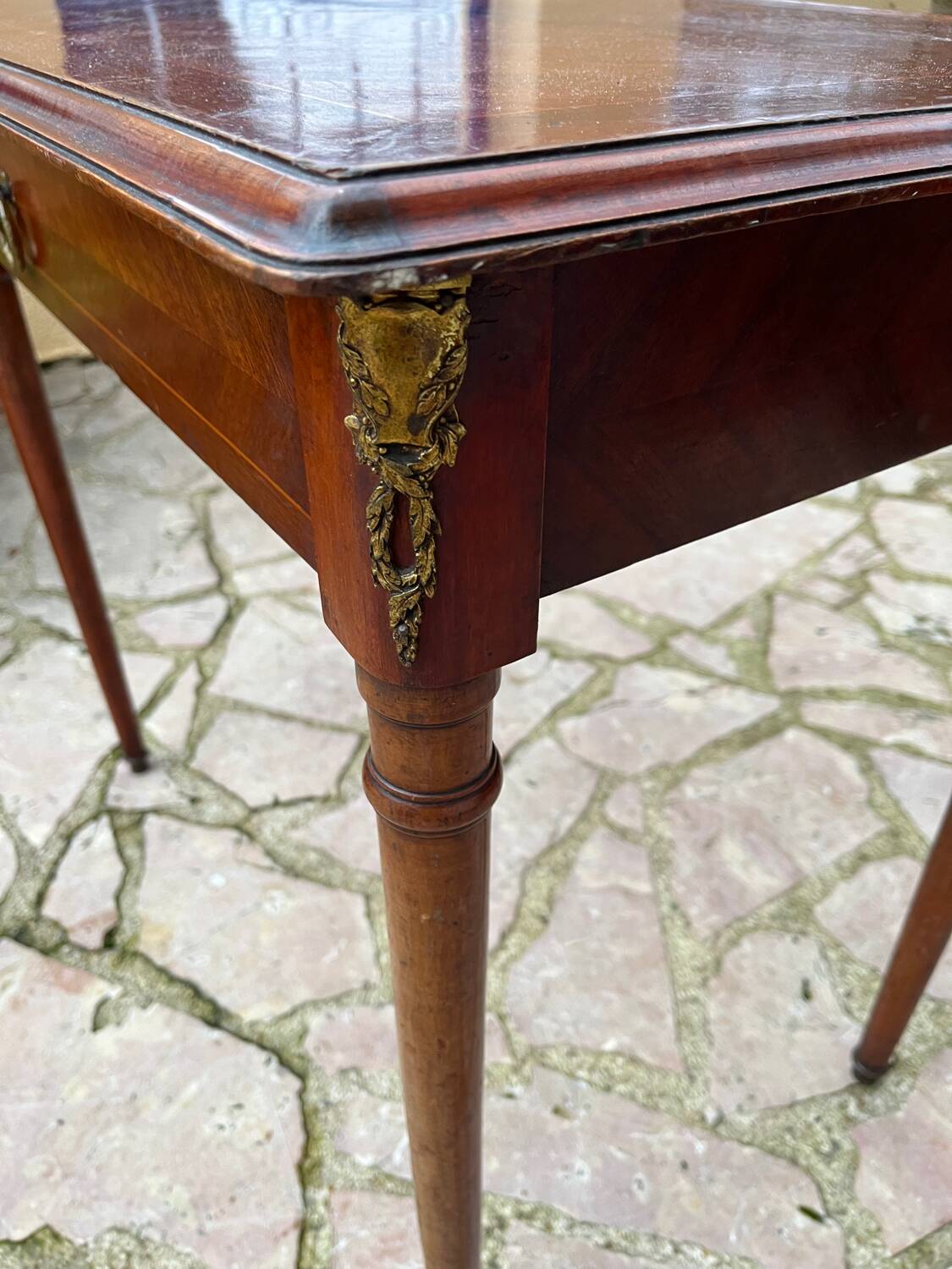 Old wooden desk
