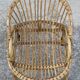 Fauteuil rotin pour enfant vintage 1960