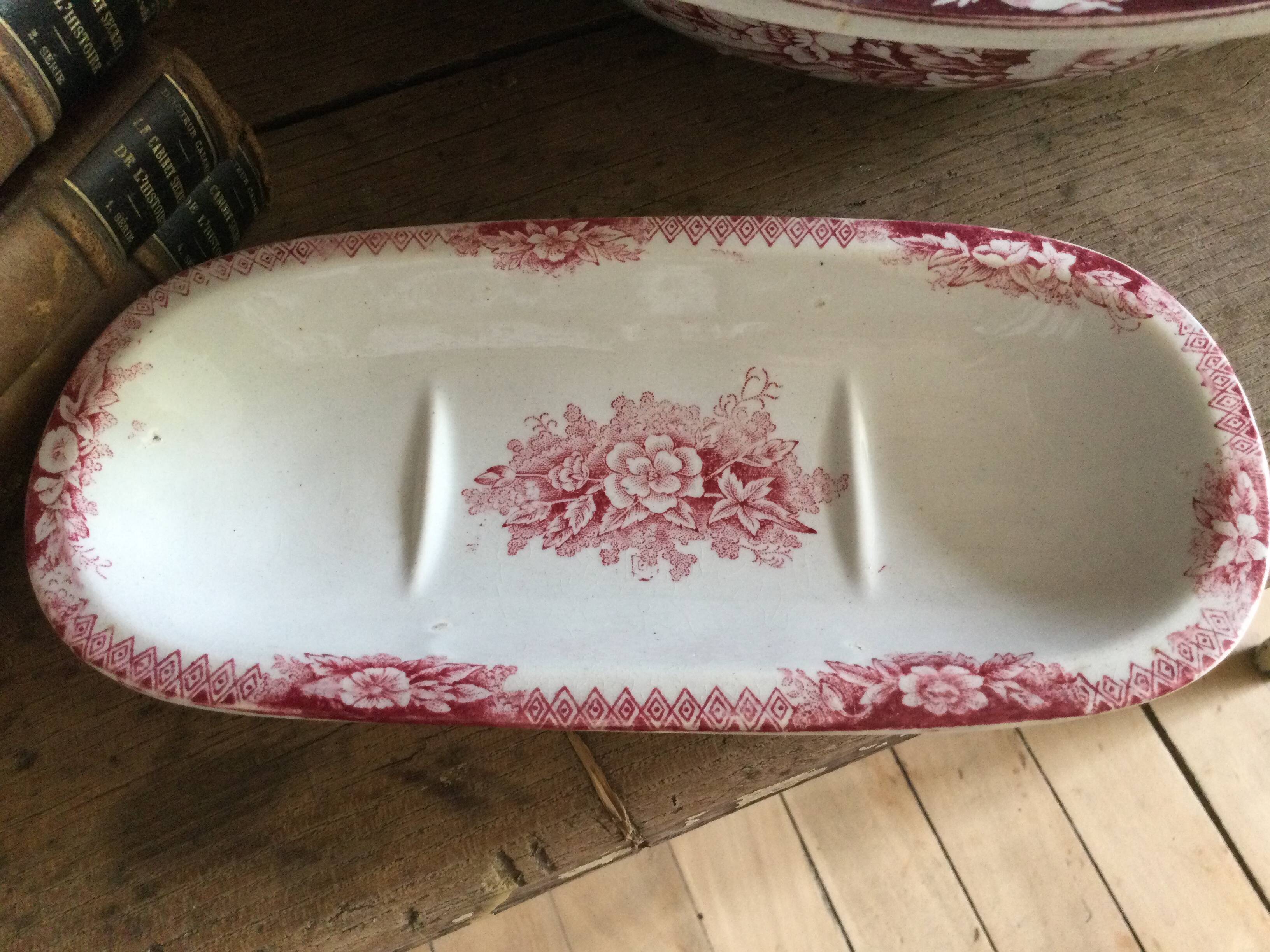 Antique iron earth toilet set