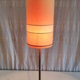 Scandinavian style table lamp in wood and rope - mid 20th century.