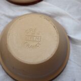 6 GIEN sandstone bowls