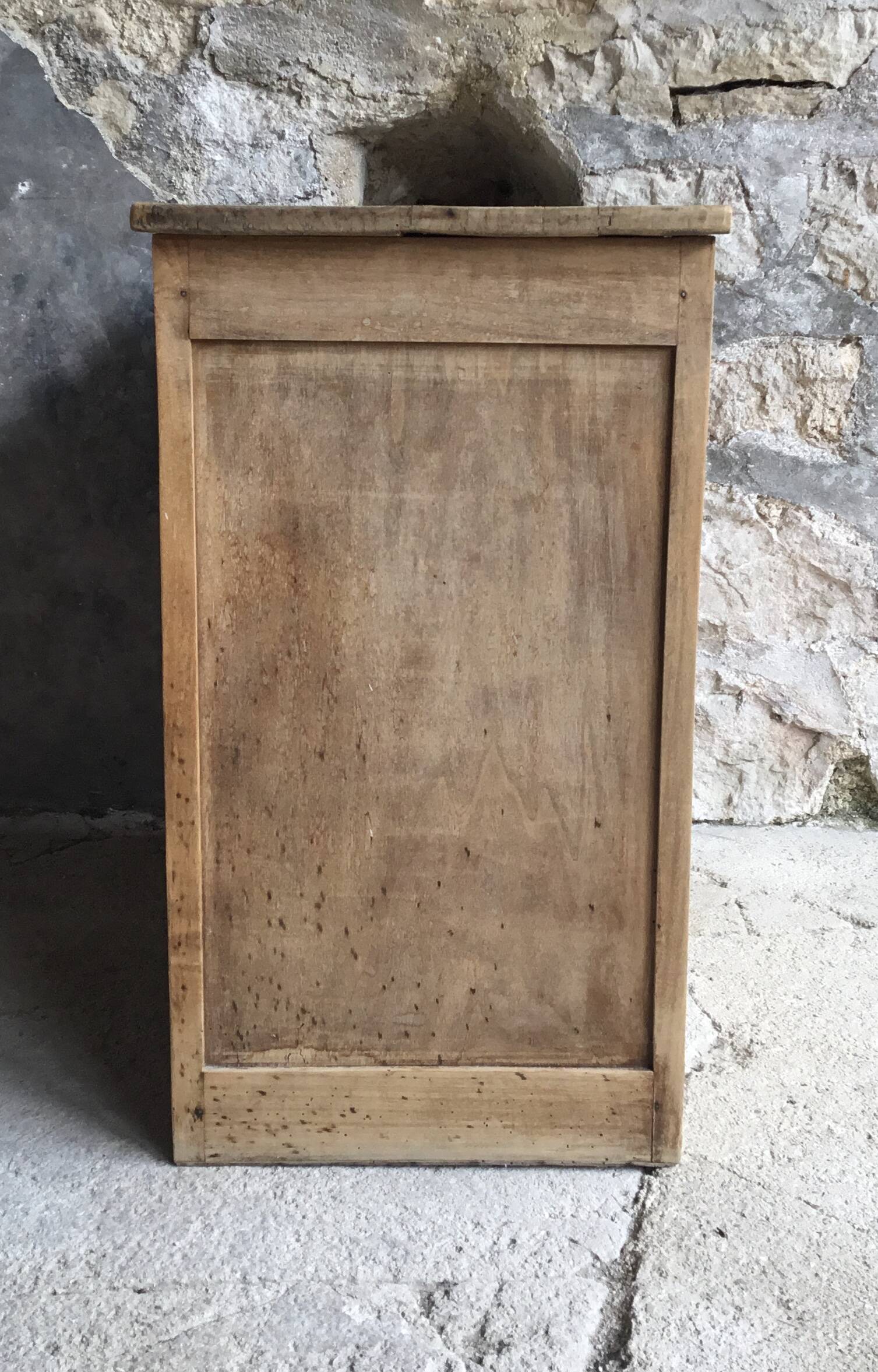 Parisian buffet in raw wood - mid-20th century
