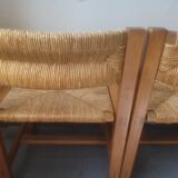 Series of 4 elm chairs and mulched back house revival