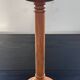 Blond wooden candle holder