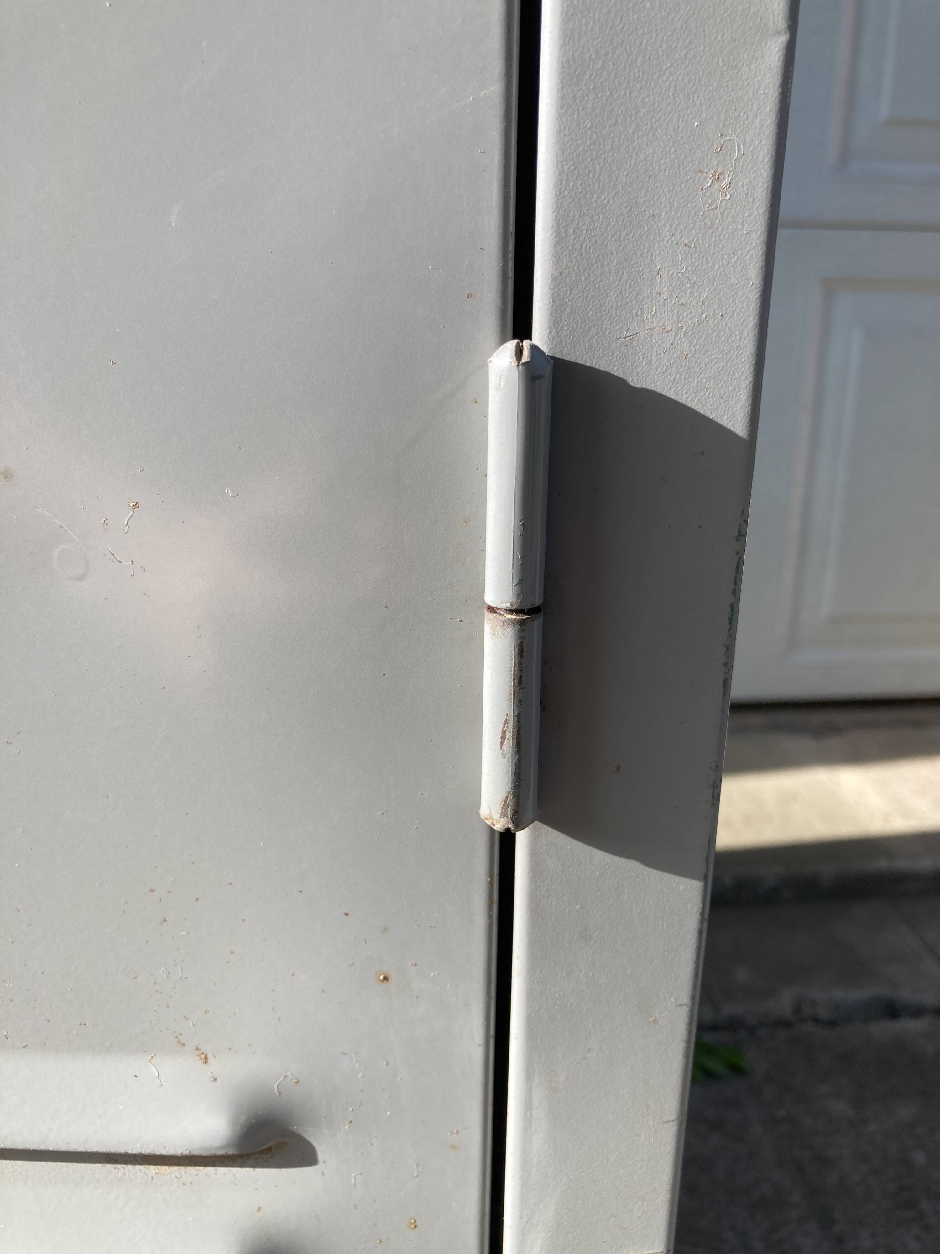 Two-door metal locker