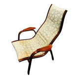 Poltrona di Yngve Ekstrom Lamino per Svedese, anni '60