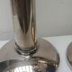 Pair of silver-plated candlesticks