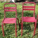 Vintage garden furniture Tolix