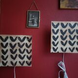 Two vintage Ikea wall lights