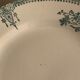 10 dessert plates and Art Deco green Saint Amand serving dish