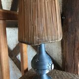 Metal bedside lamp