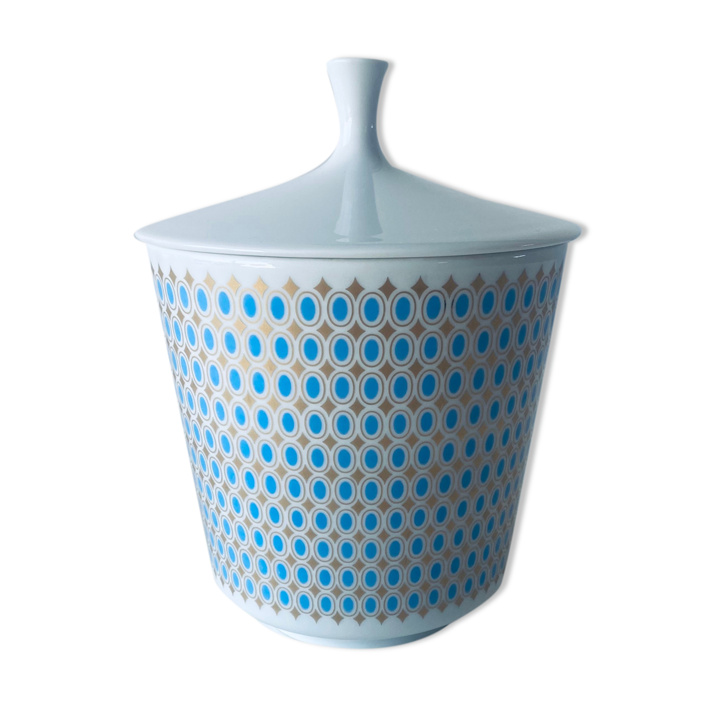 Vintage porcelain candy box stamped Heinrich