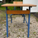 Vintage 60s  school desk wood and metal