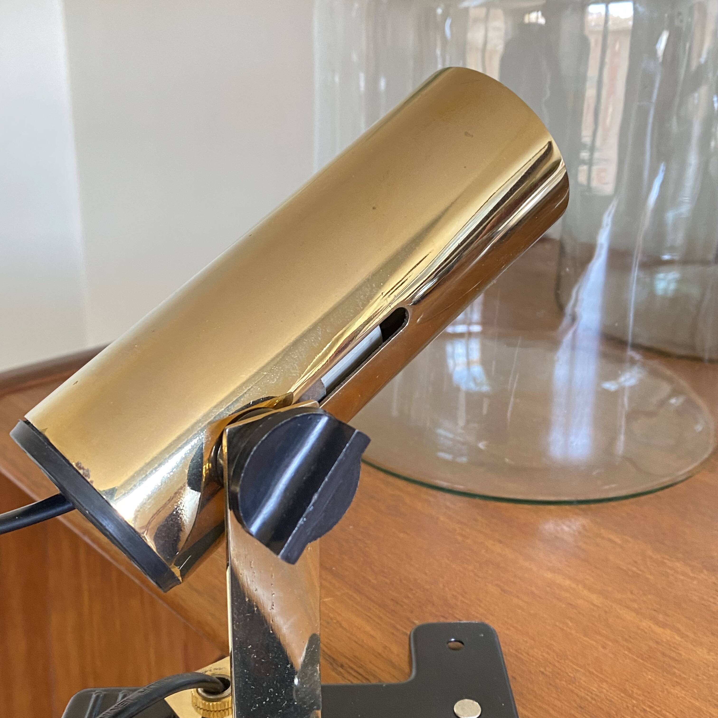 Vintage design gold metal spotlight wall light