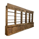 Large natural wood bookcase late nineteenth