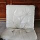 Scandinavian beige leather armchair "Siesta" by Ingmar Relling for Westnofa