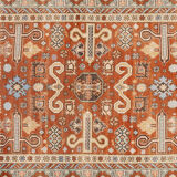 Semi Antique Caucasian Derbent Oriental Rug 10'2" X 6'5"