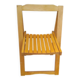 Chaise pliante vintage aldo jacober année 70