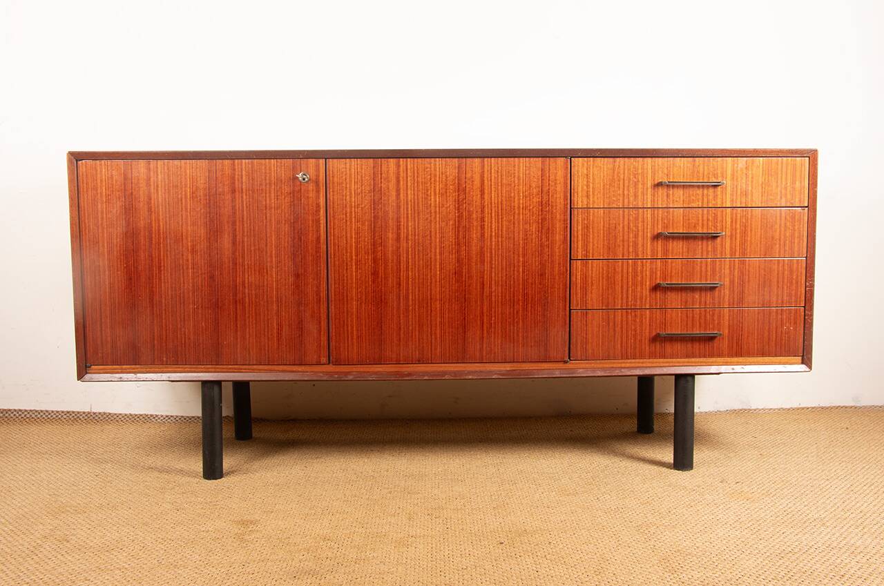 Modernist enfilade, 180 cm, French, Rosewood, Tricoire and Vecchione.