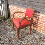 Old Bridge Armchair in Red Skai