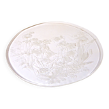 Decorative glass plate, Wiesengrund, Germany, 33 x 1cm