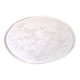 Decorative glass plate, Wiesengrund, Germany, 33 x 1cm