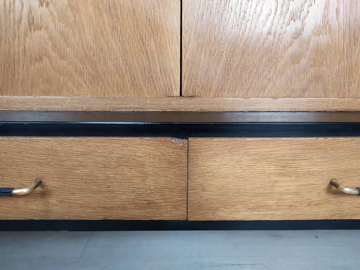Vintage oak enfilade