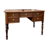 Mahogany desk period restoration xix th century