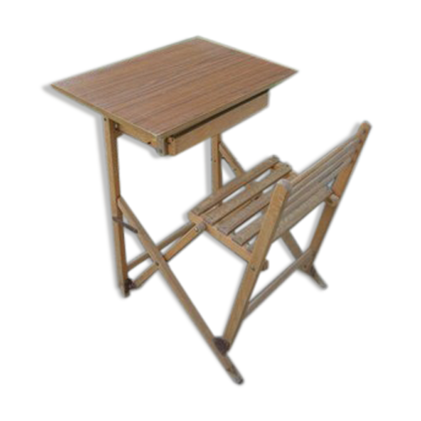 Vintage folding child desk
