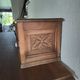 Gradin de bureau ancien en chêne sculpté