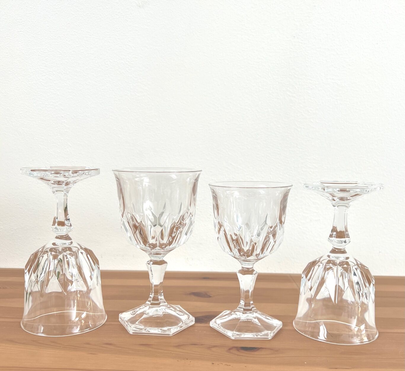 8 vintage glasses - Arques crystal - Chaumont model