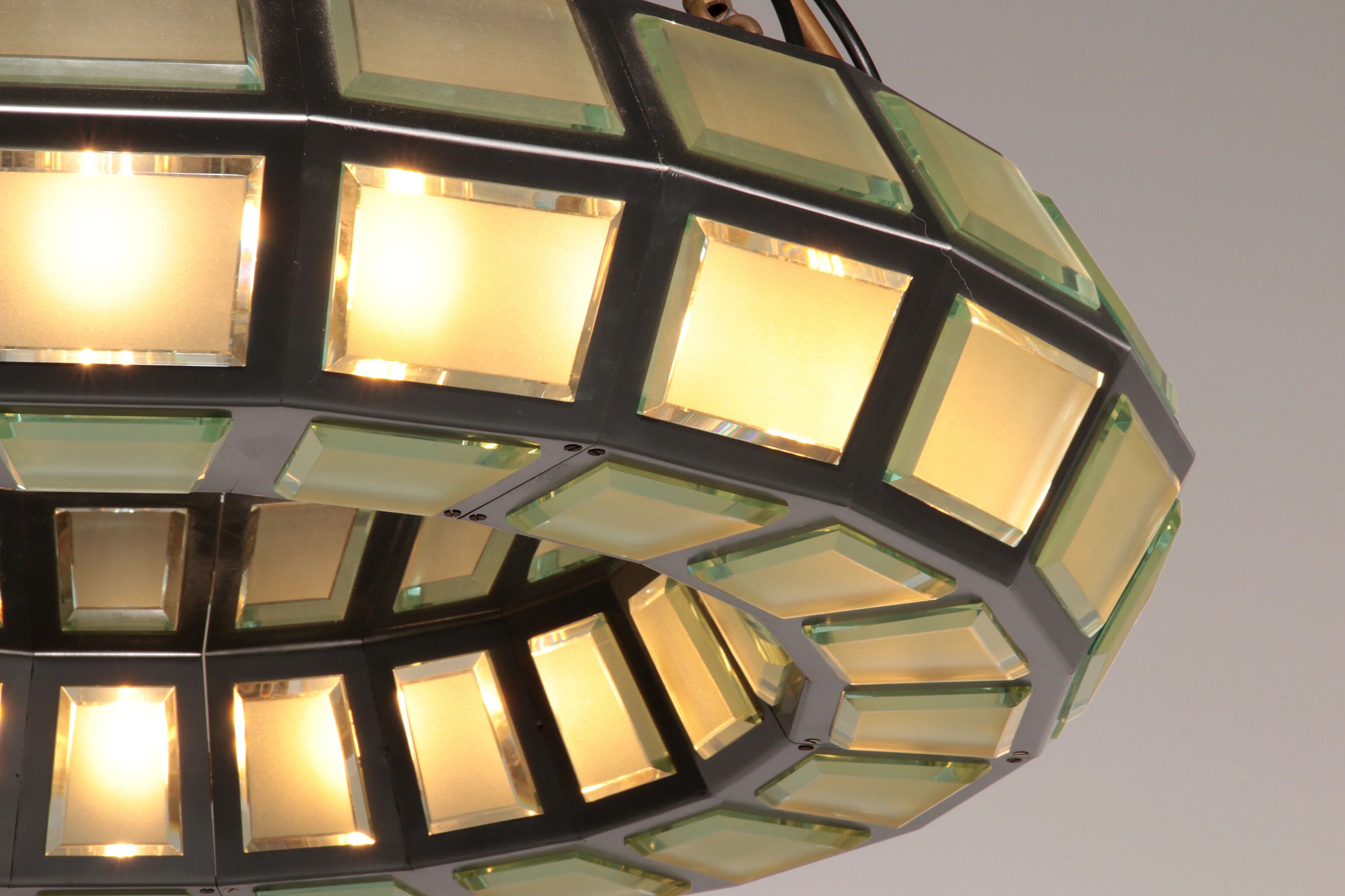 Max Ingrand chandelier for Fontana Arte Italy 1970