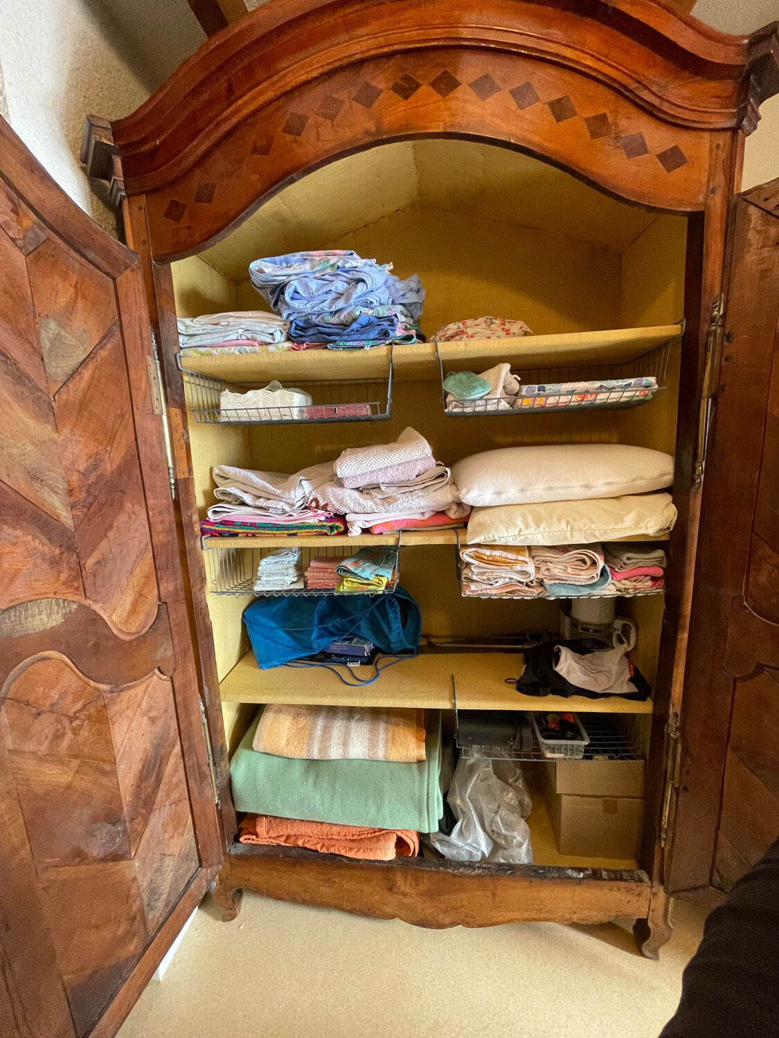 19th-century antique wardrobe