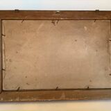 Small autumn landscape painting signed